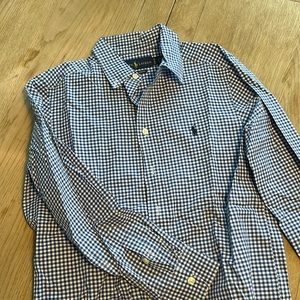 Ralph Lauren Boys Size Medium (10-12) Button Down Shirt